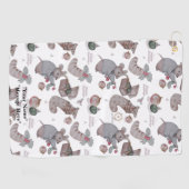 De Golf Serviette à imprimer Floral Nursery (Horizontal)