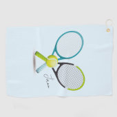 De Golf Serviette à sueur Racket et Ball Tennis (Horizontal)