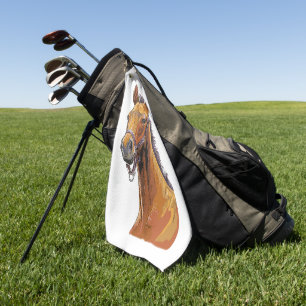 De Golf Serviette pour les mains avec dessin à la main d'u
