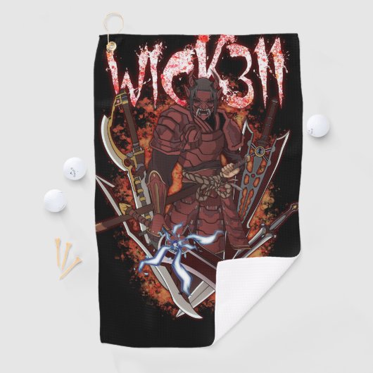 De Golf Serviette Samurai Wick311 (En situation)