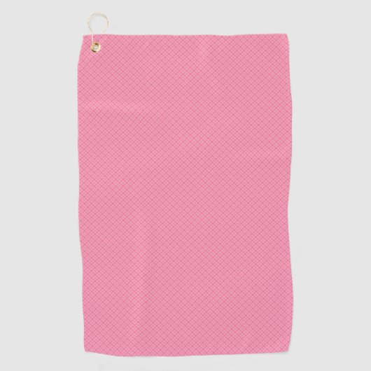 De Golf Une serviette rose avec un motif texturé (Devant)
