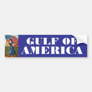 de Golf van Amerika in het nieuwe Gouden Tijdperk Bumpersticker