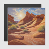 De golf van Arizona in Coyote Buttes (Voorkant / Achterkant)