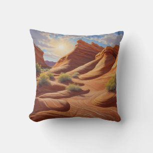 De golf van Arizona in Coyote Buttes Kussen