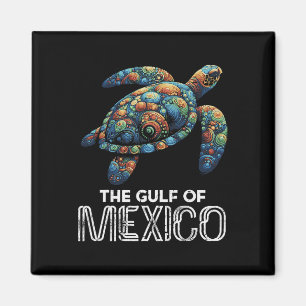 De Golf van Mexico Schildpad Kleurrijke Mexicaanse Magneet