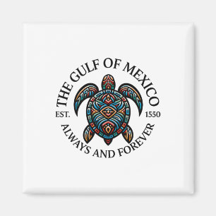 De Golf van Mexico Turtle en Resist 1 Magneet