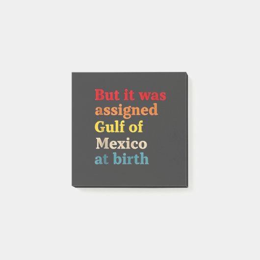 De Golf van Mexico werd bij de geboorte toegewezen Post-it® Notes (Voorkant)