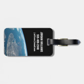 De Golf van St. Lawrence en Canada. Bagagelabel (Achterkant horizontaal)