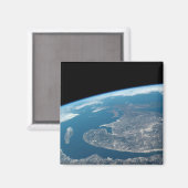 De Golf van St. Lawrence en Canada. Magneet (Voorkant / Achterkant)