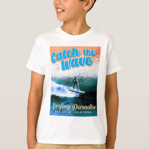 De golf vangen - Surfparadijs T-shirt