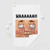 DE GOLF WAAAA ! ! ! SERVIETTE À CRYER (En situation)