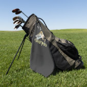 De Golf Walleye Whisperer Dark Fishing Serviette (Vert)