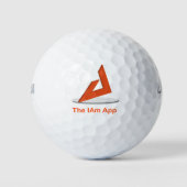 De golfbal van Iam Golfballen (Voorkant)
