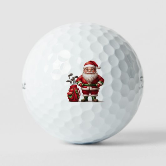 De golfbal van Santa Swingin Golfballen (Voorkant)