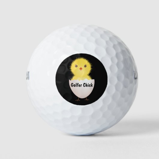 De Golfer Chick golfballen (Voorkant)