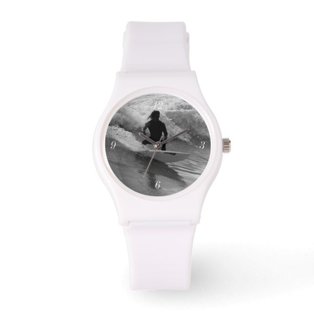 De golfgrayscale overleven horloge (Voorkant)