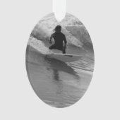 De golfgrayscale overleven ornament (voorkant)