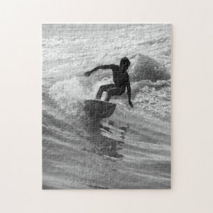 De golfgrayscale uitrusten legpuzzel