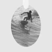 De golfgrayscale uitrusten ornament (voorkant)