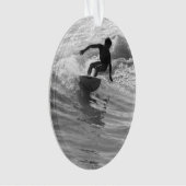 De golfgrayscale uitrusten ornament (voorkant)