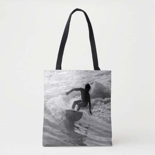 De golfgrayscale uitrusten tote bag (Voorkant)