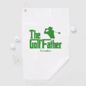 De golfvader met de naam Funny Golf Theme Golfhanddoek (Insitu)
