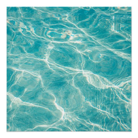 de golven van de zee perfect poster (Voorkant)