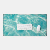 de golven van het zee bureaumat (Keyboard & Muis)