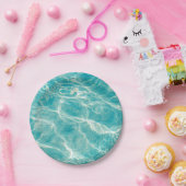 de golven van het zee papieren bordje (Feest)