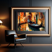 De gondel is niet omlijst poster