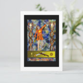 De goochelaar - Dank je kaart (Staand voorkant)