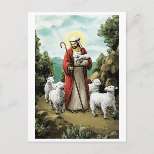 De Good Shepherd Briefkaart (Voorkant)