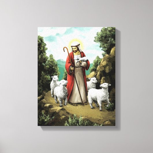 De Good Shepherd Canvas Afdruk (Voorkant)
