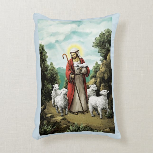 De Good Shepherd Decoratief Kussen (Voorkant(Verticaal))