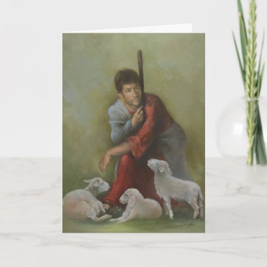 De Good Shepherd Feestdagen Kaart (Voorkant)