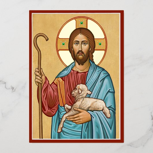 De Good Shepherd Folie Uitnodiging (Voorkant)