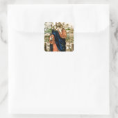 De Good Shepherd Vierkante Sticker (Tas)