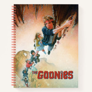 De goonies bedekken theatrale kunst notitieboek