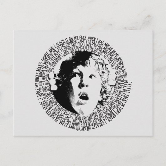 De goonies Chunk Confession Graphic Briefkaart (Voorkant)