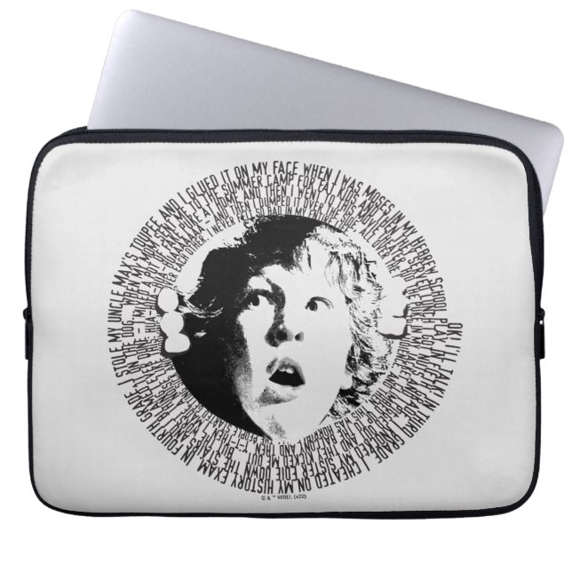 De goonies Chunk Confession Graphic Laptop Sleeve (Voorkant)