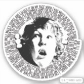 De goonies Chunk Confession Graphic Sticker (Voorkant)