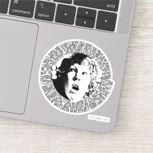 De goonies Chunk Confession Graphic Sticker (Detail)