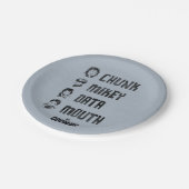 De goonies | Chunk, Mikey, Data, Mouth Papieren Bordje (Gekanteld)