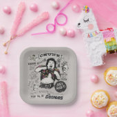 De Goonies Chunk Retro Collage Papieren Bordje (Feest)