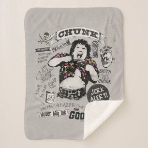 De Goonies Chunk Retro Collage Sherpa Deken