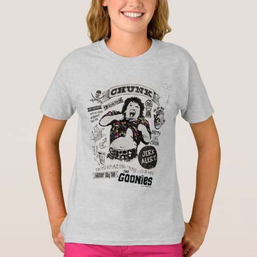 De Goonies Chunk Retro Collage T-shirt (Voorkant)