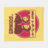 De Goonies Data Expletion Fleece Deken (Voorkant (Horizontaal))