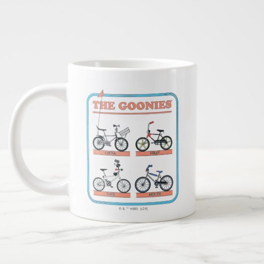 De Goonies fietskaart Extra Grote Beker (Links)