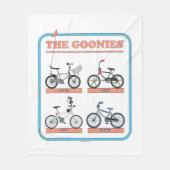 De Goonies fietskaart Fleece Deken (Voorkant)
