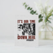De goonies "Het is onze tijd hier beneden" Briefkaart (Staand voorkant)